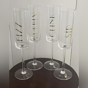 Set of 4 Champagne Glasses